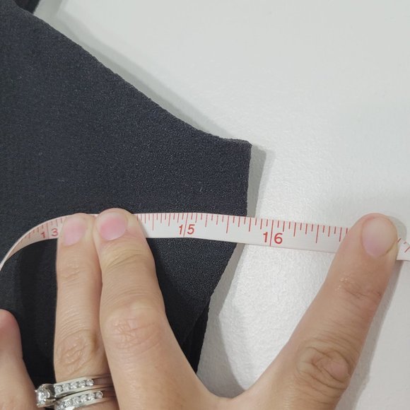 Romeo & Juliet Couture Dressy Romper One Piece Jumper Black Sweetheart Neck S - Picture 13 of 14